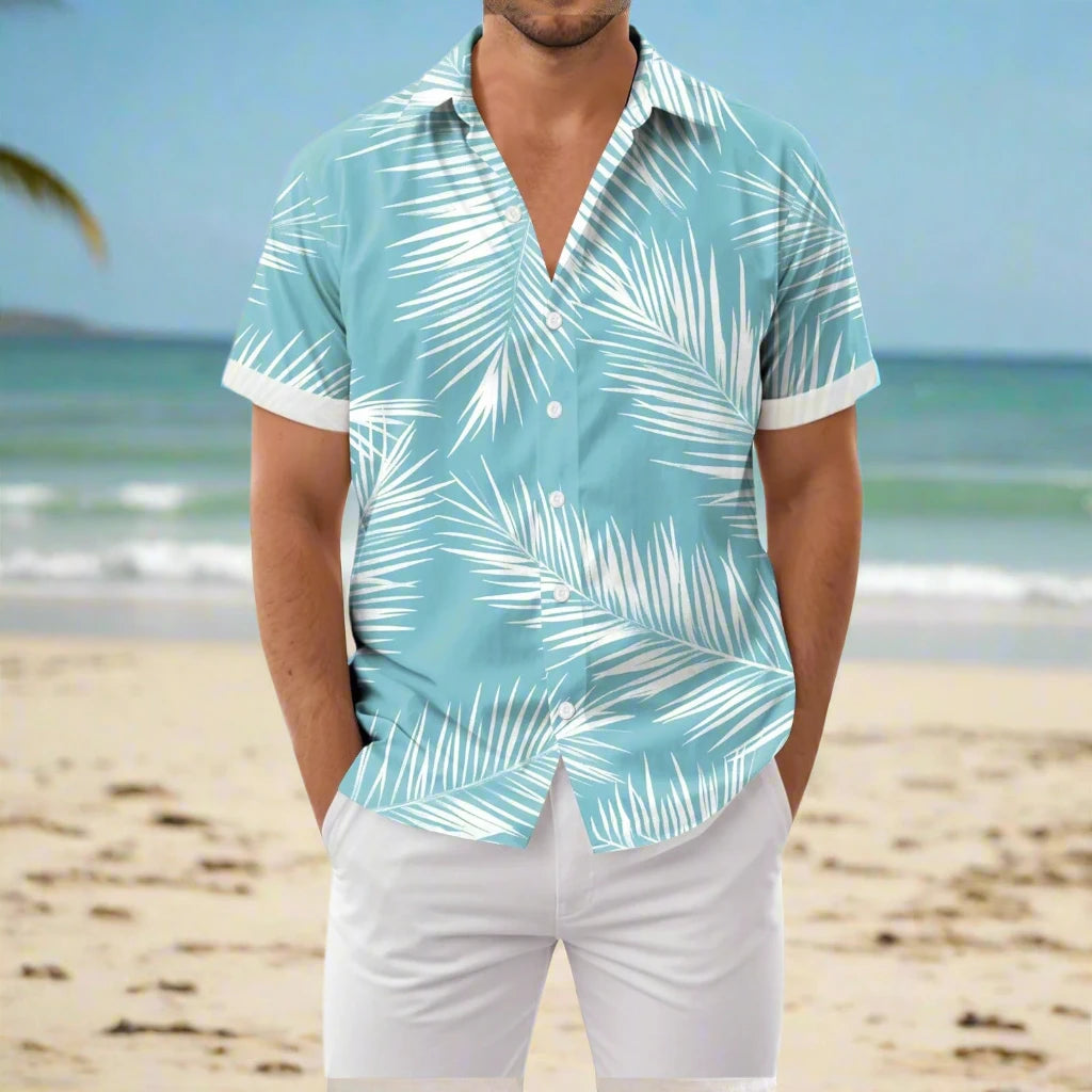 Tropical Palms Hawaiian Shirt Collection