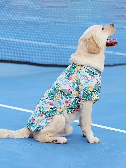 Hawaiian Shirt For Large Dog Breeds