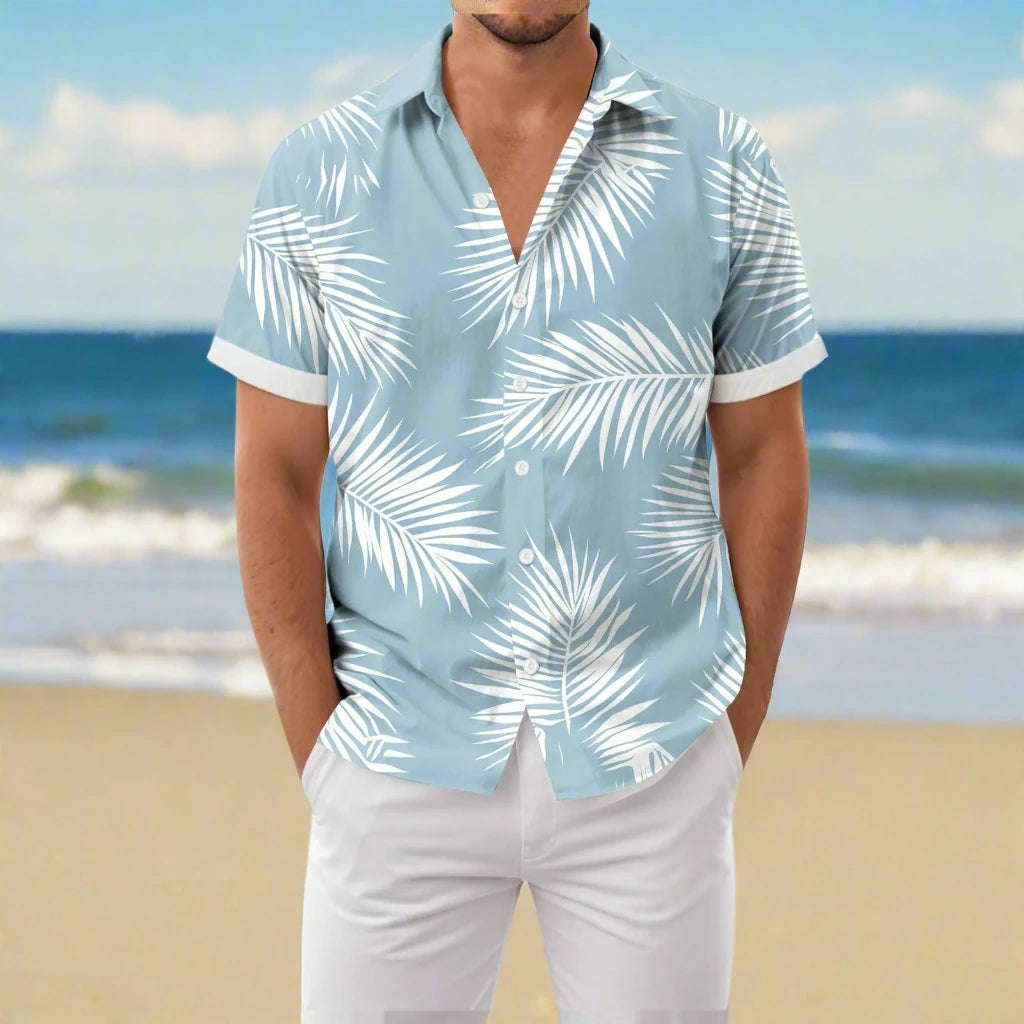 Tropical Palms Hawaiian Shirt Collection