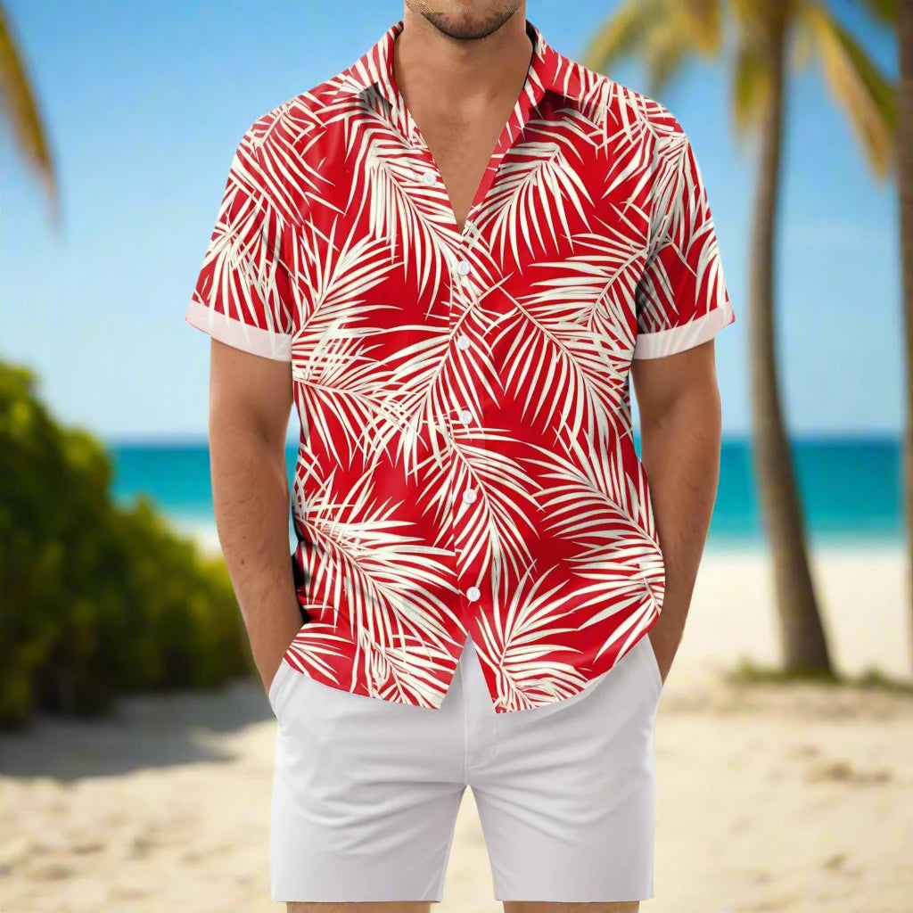 Tropical Palms Hawaiian Shirt Collection